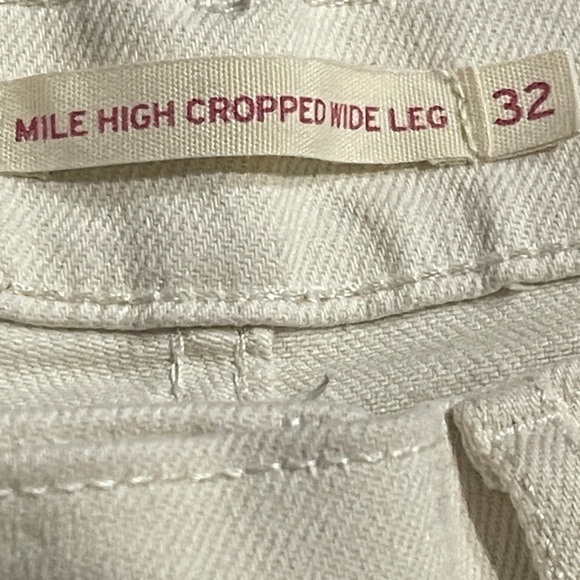 Levi’s Stress Mild High Crop Wide Leg Jeans Size 32 - Picture 6 of 6